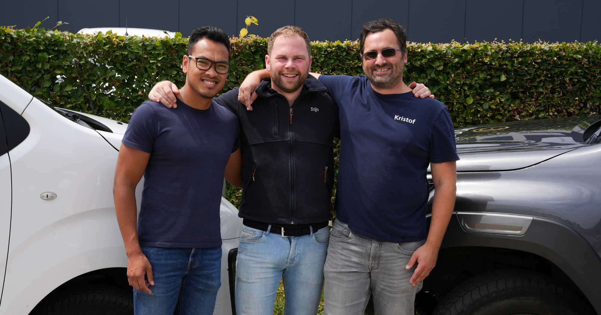 Sanong, Stijn en Kristof