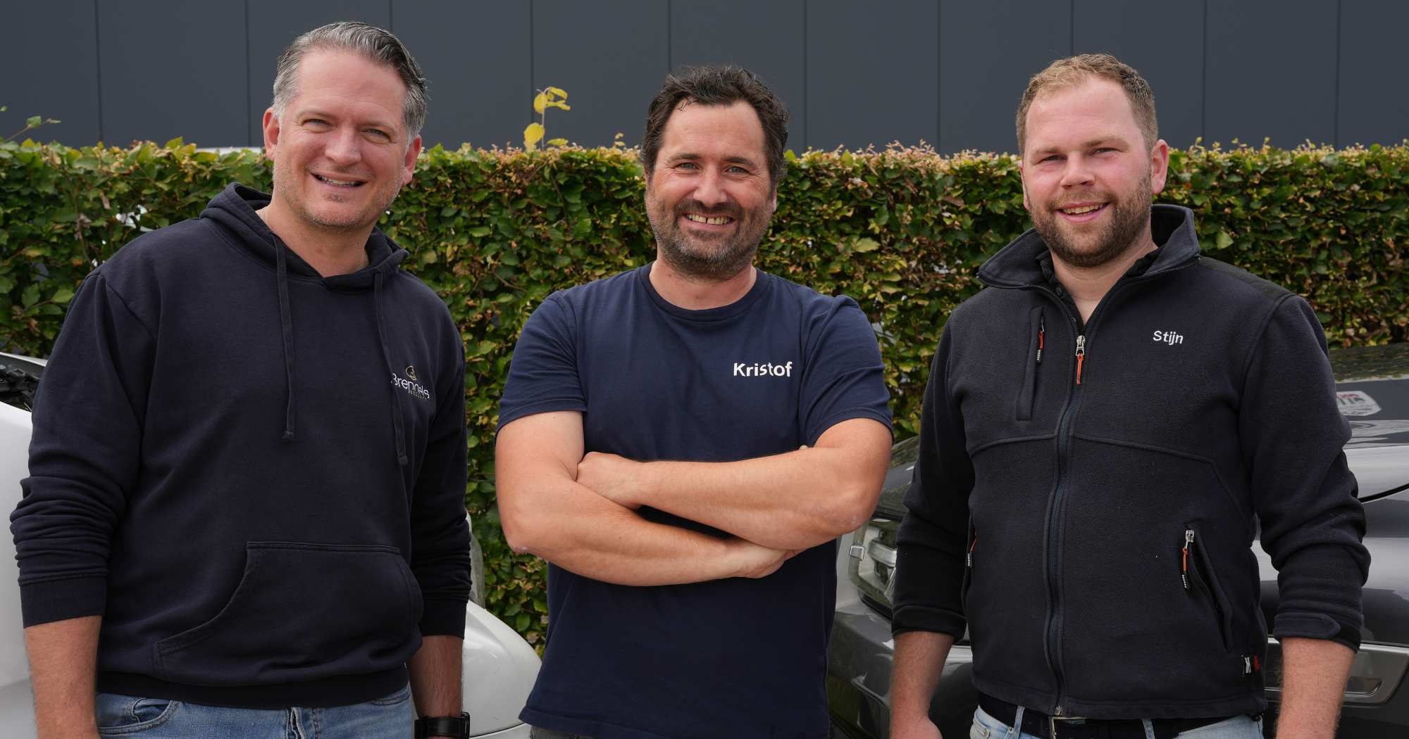 Thomas, Kristof en Stijn